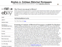 Tablet Screenshot of historicalnews.com